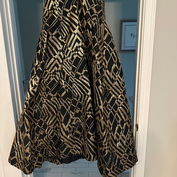 Donna Karen current style  - Strapless brocade Midi Dress Size 14 - Picture 3 of 10